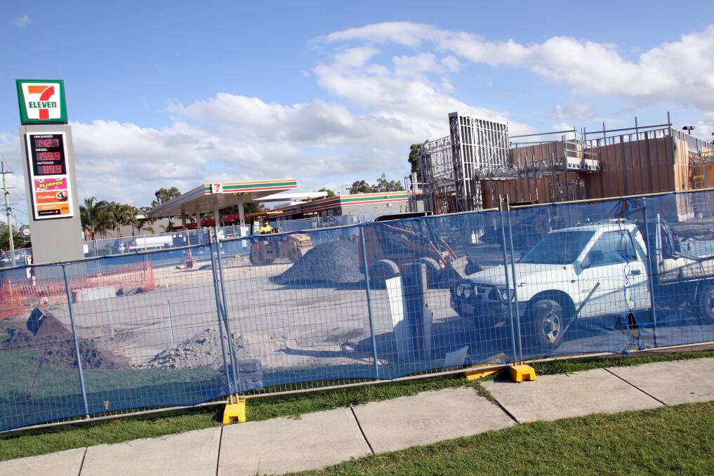 CONSTRUCTION:The KFC drive-through outlet at Victoria Point.