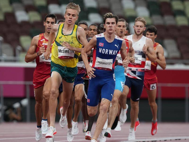 Stewart McSweyn is one of two Australians to have qualified for the men's 1500m final in Tokyo.