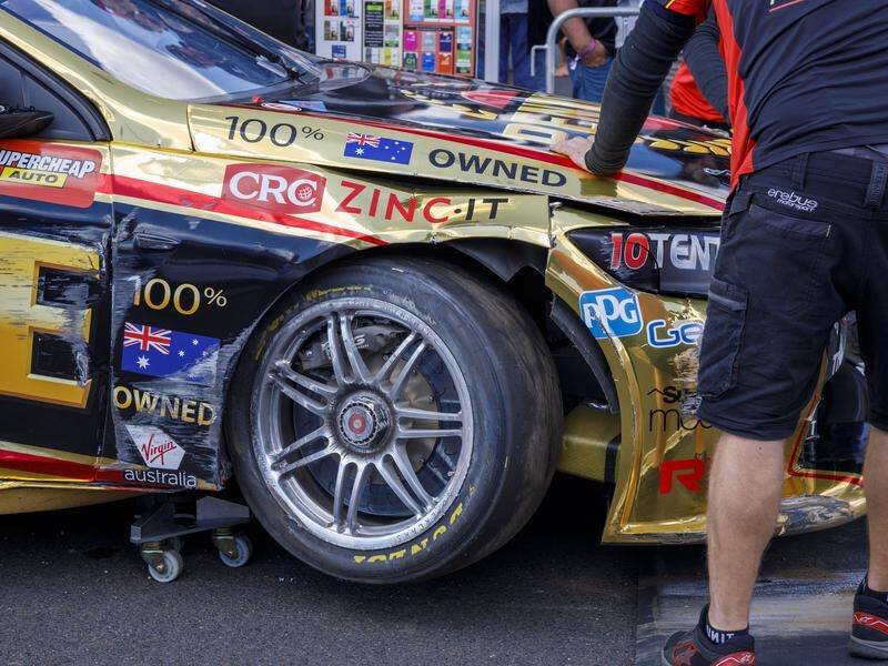 David Reynolds is back in business for Bathurst 1000 honours after an overnight rebuild of his car.