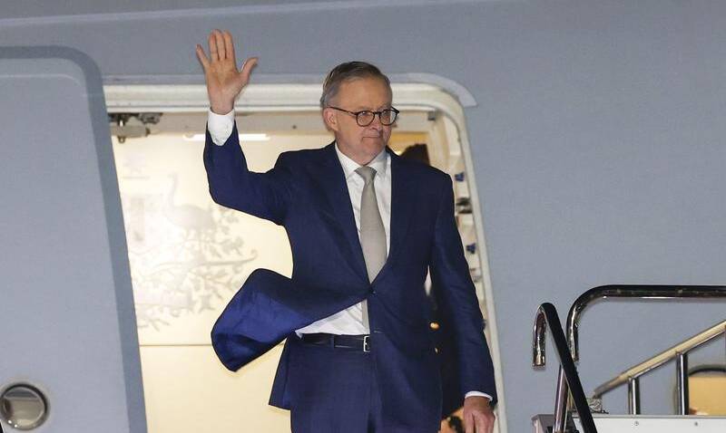 Prime Minister Anthony Albanese arriving in Japan ahead of a meeting of the Quad.