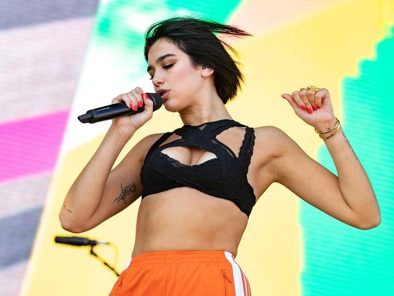 Fans have been forcefully removed from a concert by UK singer Dua Lipa in China.