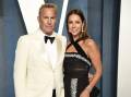 Kevin Costner and his second wife Christine Baumgartner are officially divorced. (AP PHOTO)