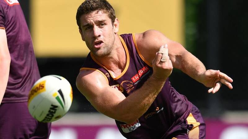HOLIDAYS: Brisbane hooker Andrew McCullough was seen on Straddie.