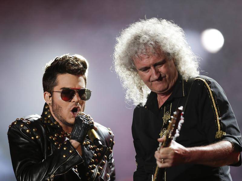 Adam Lambert, left, and Brian May of Queen will perform live at this year's Oscars ceremony in LA.