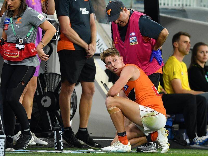 The Giants will give Lachie Whitfield another week off to recover from his ankle injury.