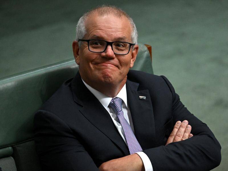 Scott Morrison will depart federal parliament at the end of February for a private sector job. (Lukas Coch/AAP PHOTOS)