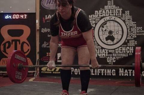Susan Edwards broke four powerlifting world records at the GPC National Championships.