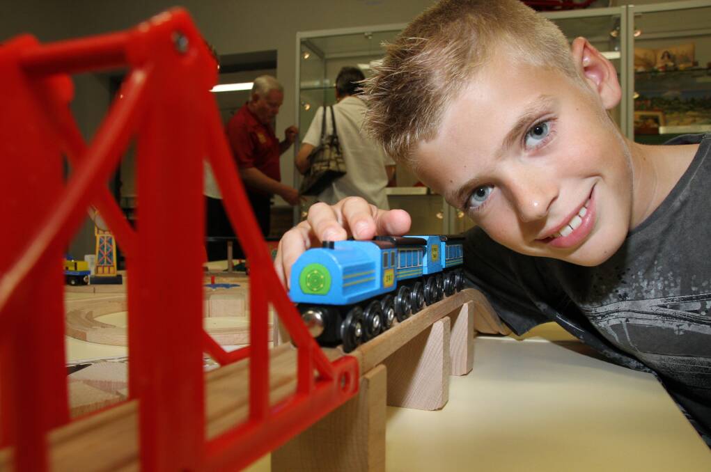 Redland Museum Open Day and official opening of the Australian Toy Hall of Fame: Kyle Knott, 12, of Thornlands. Photo by Chris McCormack