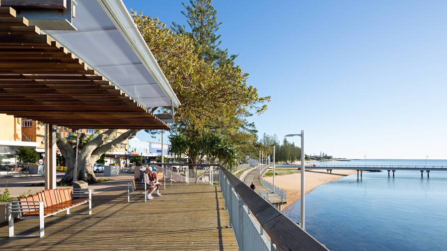 Redcliffe main street and foreshore 