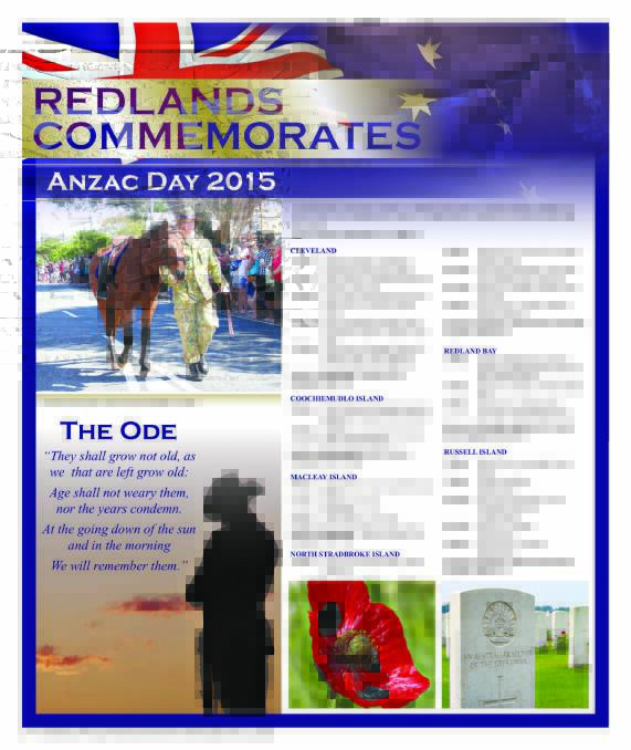 Redlands Remembers: Centenary of Anzac