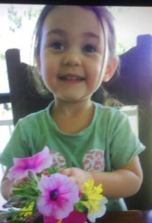 Taken: This three-year-year old girl is missing from Beenleigh.