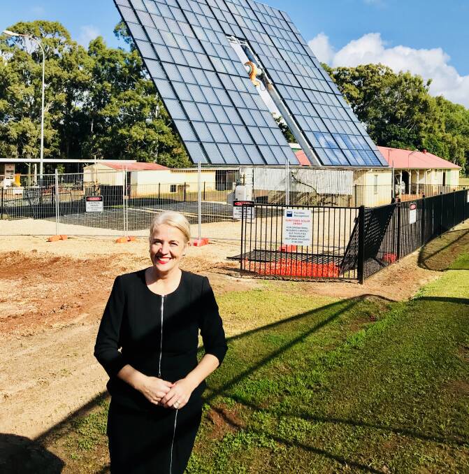 The future: Redlands MP Kim Richards is delighted that her area was involved. 
