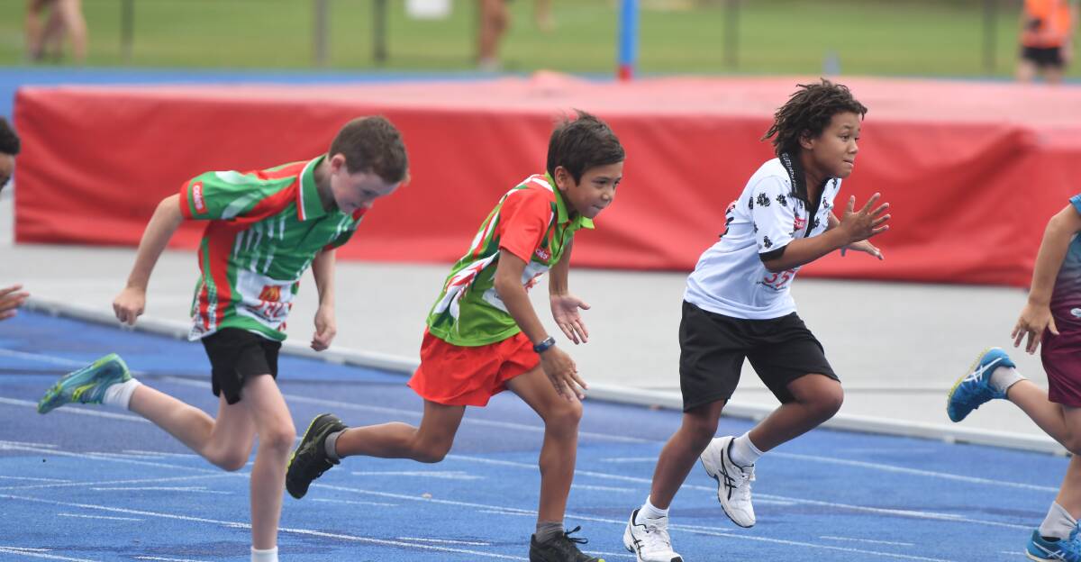 Jimboomba, Redlands athletes vying for state titles at Queensland Sport and Athletics Centre. Pics: Matt McLennan