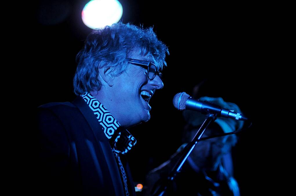 Greedy Smith performing with Mental as Anything. Photo: Matt McLennan