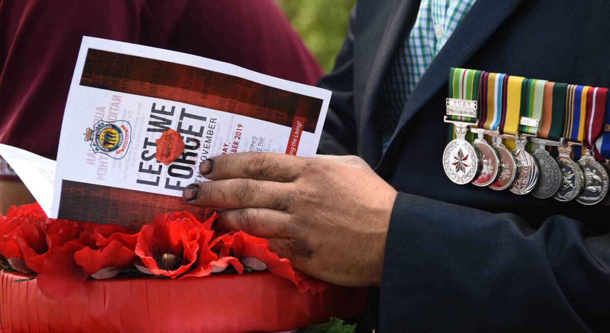 Redlands people came together to commemorate Remembrance Day today. Photos: Matt McLennan