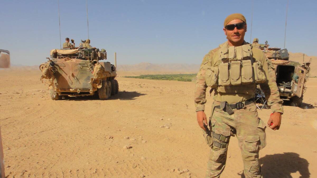 Corporal Adrian Aiple in Iraq