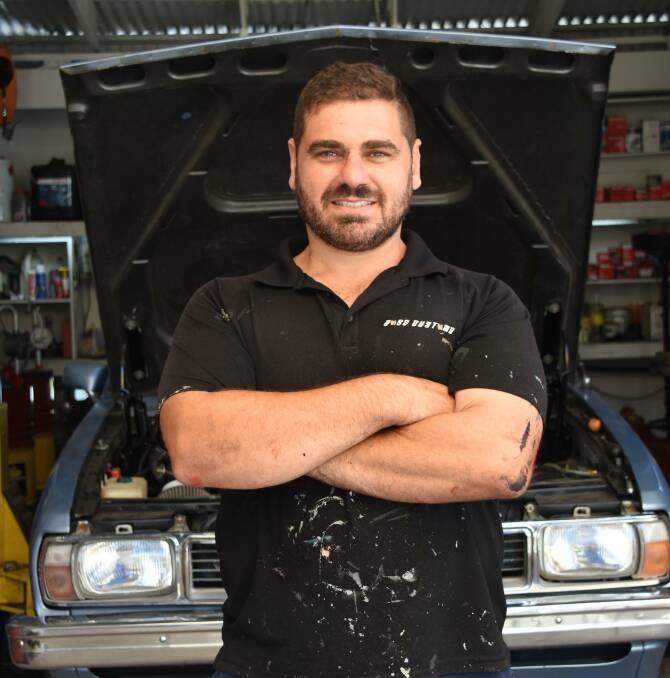 Corporal Adrian Aiple is now a mechanic in Capalaba. Pic: Matt McLennan