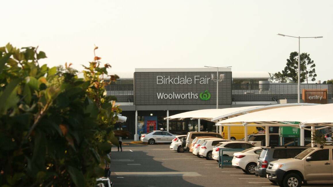Saying no: Birkdale residents are protesting a McDonald's restaurant planned for their local shopping centre.