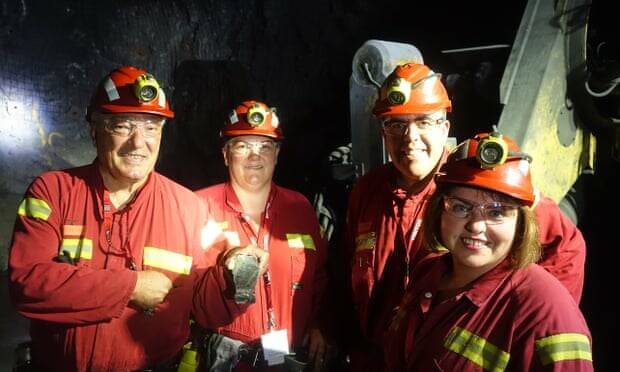 MINER PARTY: Labor MPs Mike Freelander, Meryl Swanson, Milton Dick and Senator Kimberley Kitching tour Glencores Mount Isa Mines with the Mineral Council of Australia. Photo: Supplied