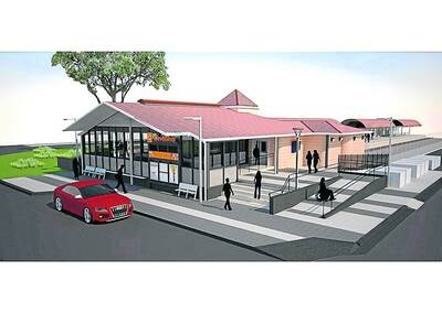 An artist's impression of the revamped Cleveland railway station. Work starts this month.