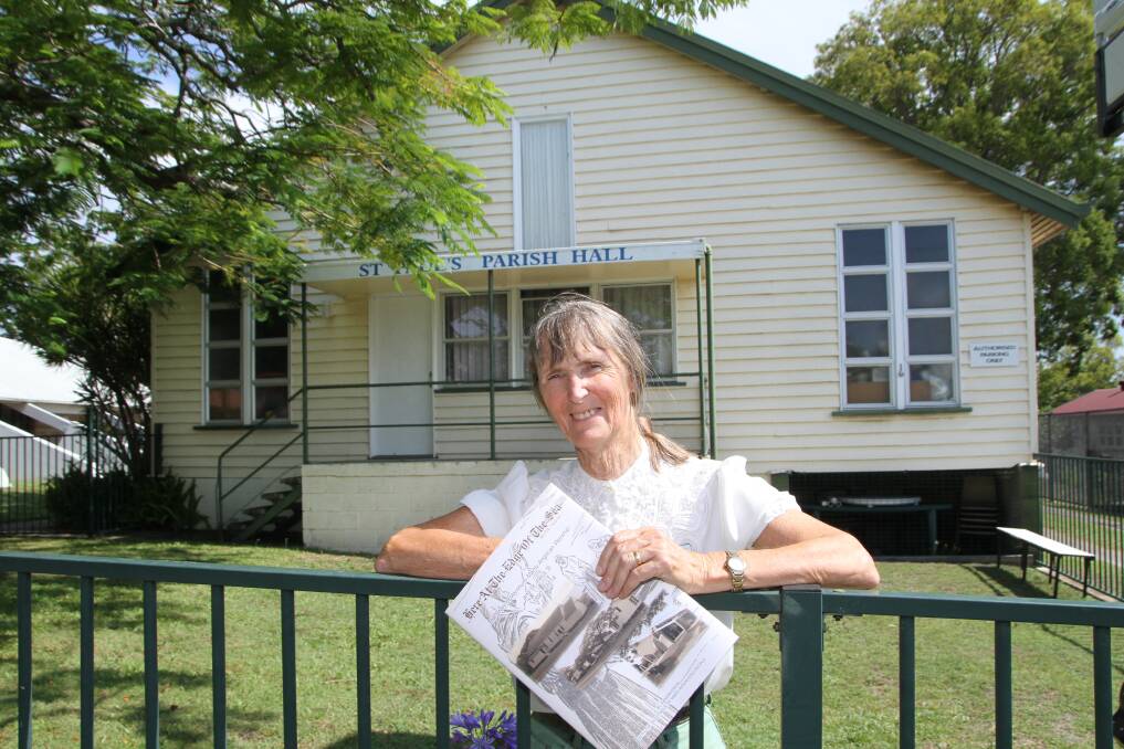 Sandra Davis at the St Paul's Anglican Church hall, Manly of which she compiled a commemorative book about church and hall.Photo by Chris McCormack