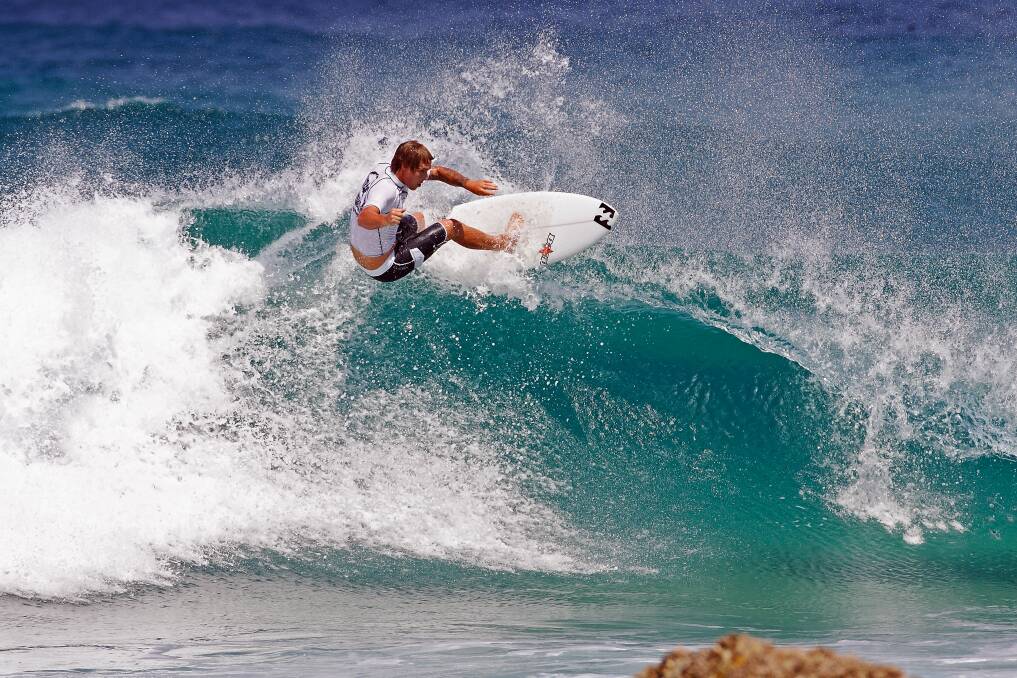 CURTIS FIRED?UP: Curtis Ewing will join a team of 10 North Stradbroke Island surfers this weekend for the annual Straddie Assault. Photo: Surfing snapps,Darren Simondson.