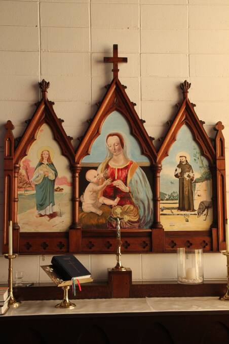Triptych at St Paul's Anglican Church, Manly.