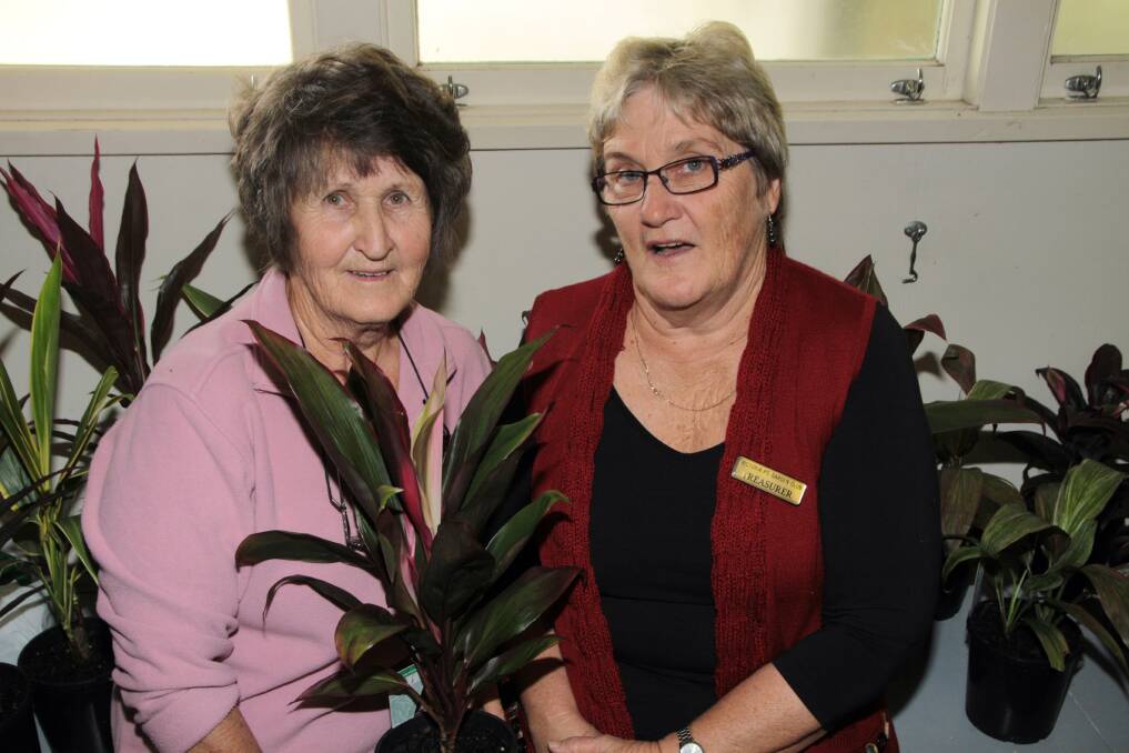 Victoria Point Garden Club members, Tania Shelford, of Capalaba, and club treasurer Janette Sitcheff.