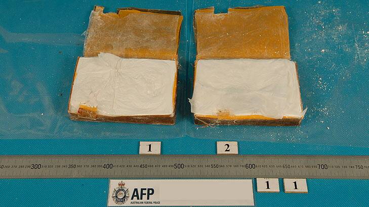 Part of a haul of 58 kilograms of heroin seized by police.