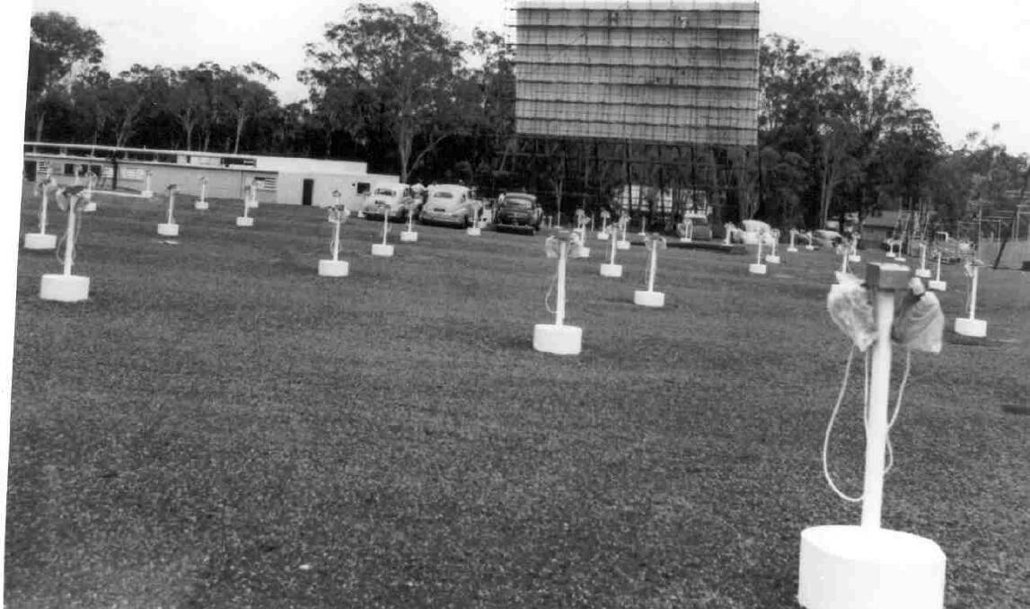 Early days at the Capalaba Drive in that open in 1955 and closed in 1979