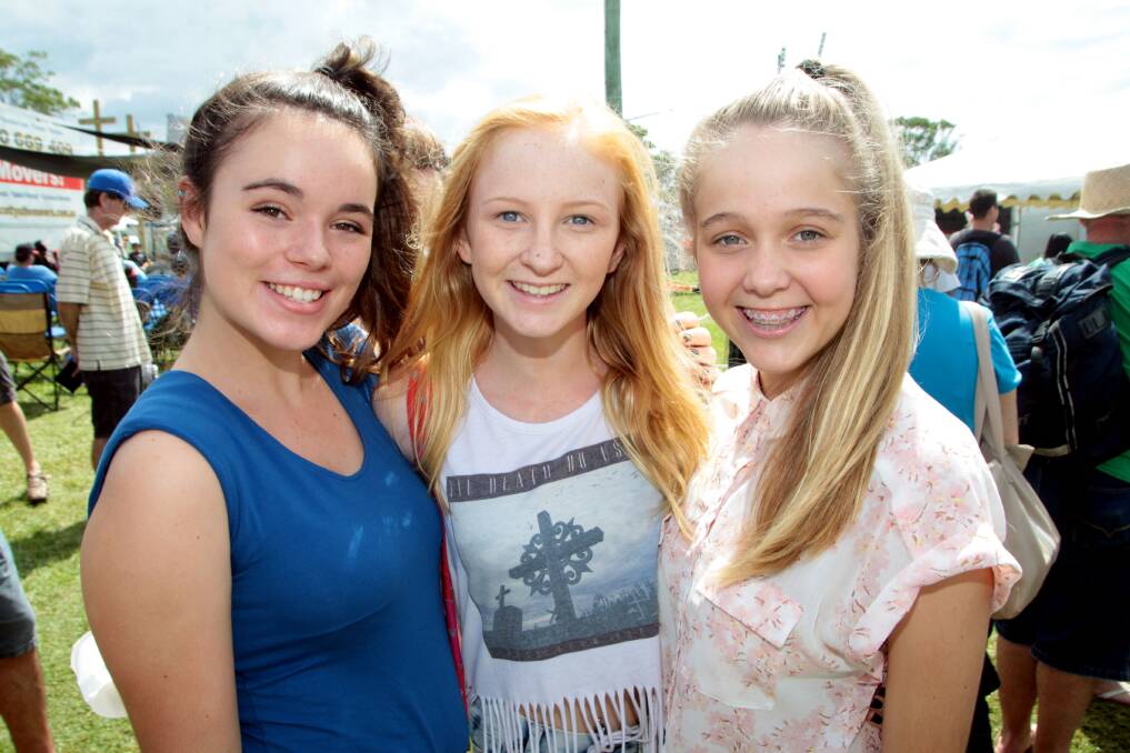Cleveland friends Olivia Groundwater, 15, Emma Mccormick, 15 and Liezl Theunissen, 15, enjoyed a day out together.