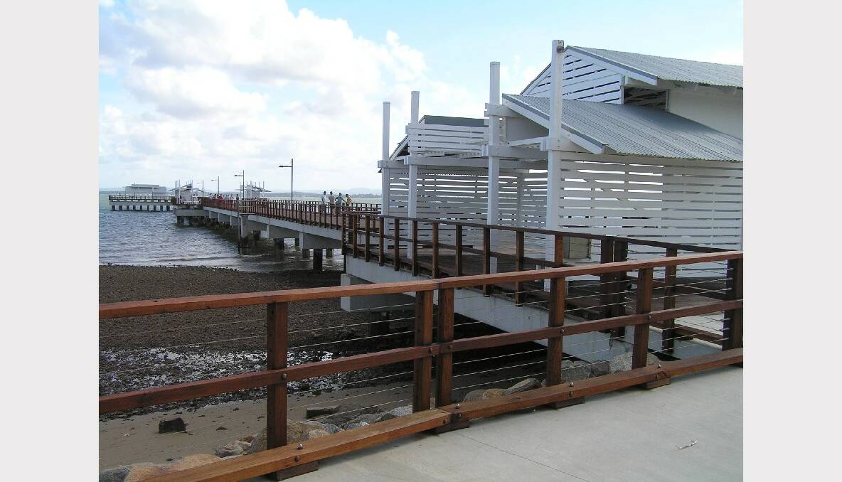 The revamped Woody Point jetty in the Redcliffe area. Could we build a jetty like this this at Cleveland?