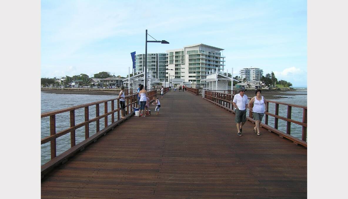 Another view of the revamped Woody Point jetty