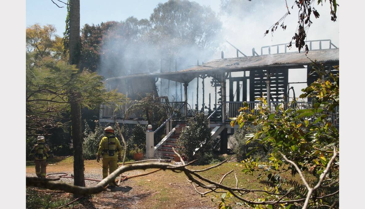 Fernbourne House, Wellington Point, destroyed by fire: Photo Chris McCormack