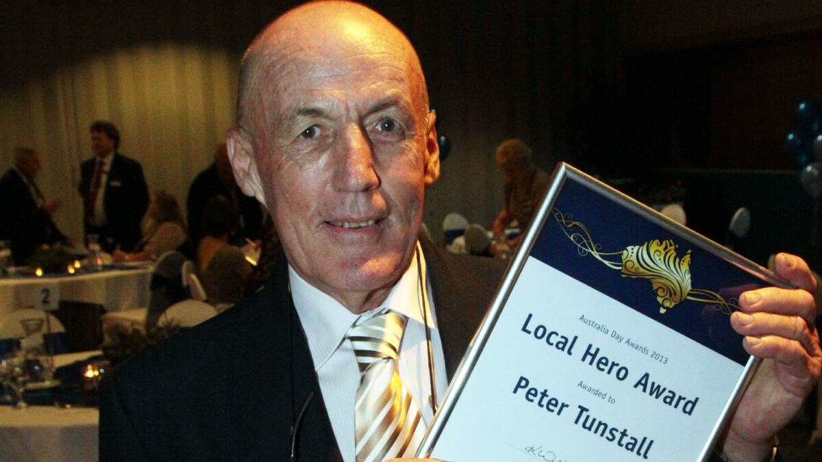 Local hero Peter Tunstall