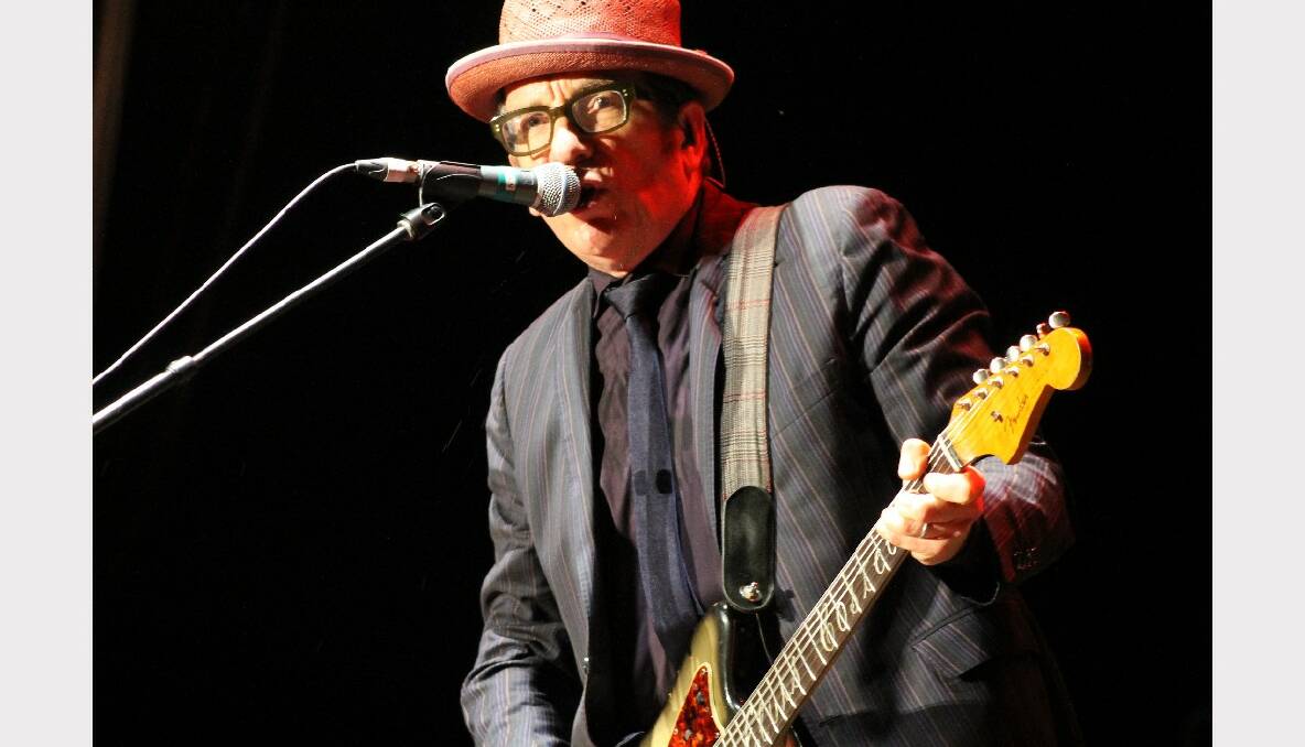 Elvis Costello powered through the night at A Day on the Green with his band with Impostors. Photos by Brian Hurst