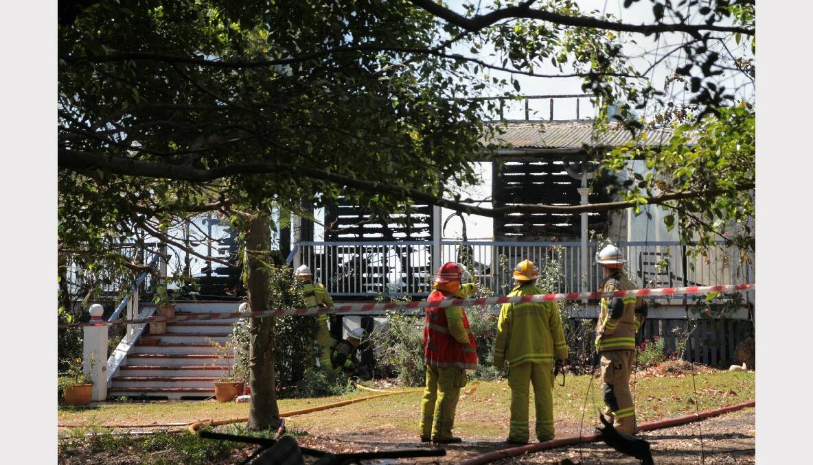 Fernbourne House, Wellington Point, destroyed by fire: Photo Chris McCormack