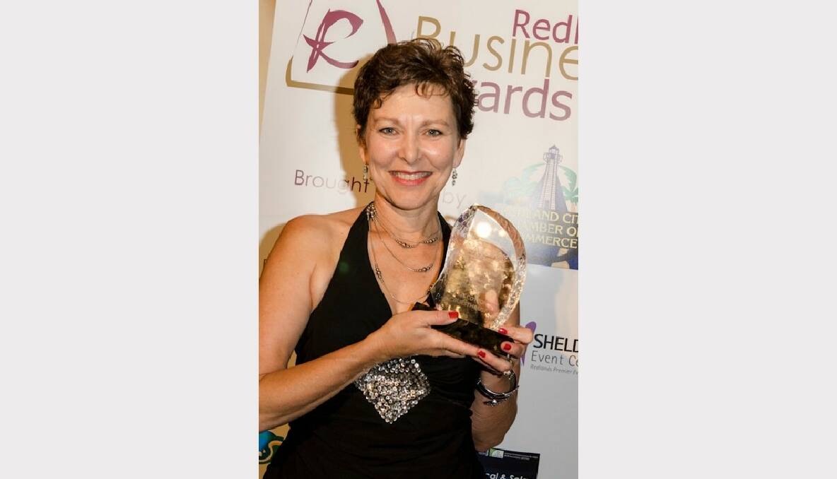 Sue Panuccio of Mt Cotton Guesthouse - winners of Best Environmentally Sustainable Business.