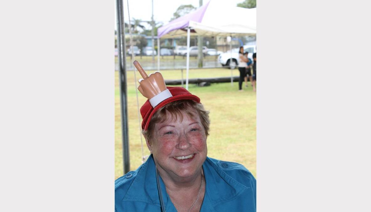 Ann Hanisch of Nanango was a hit with the crowd at the Straddie Oyster Festival at Dunwich 