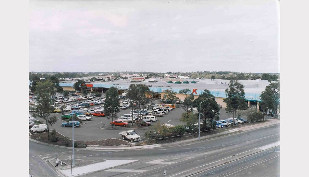 The first stage of Capalaba Park Shopping Centre now where the Capalaba Drive once was.