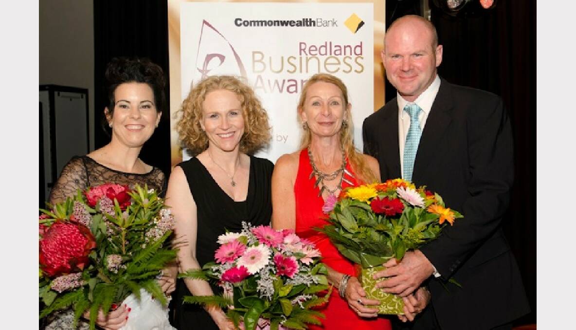 2012 Commonwealth Bank Redland Business Awards organising committee members; Claire Harrisson, Anita Beasley, Michelle Glanville and Shaun Kenafake.